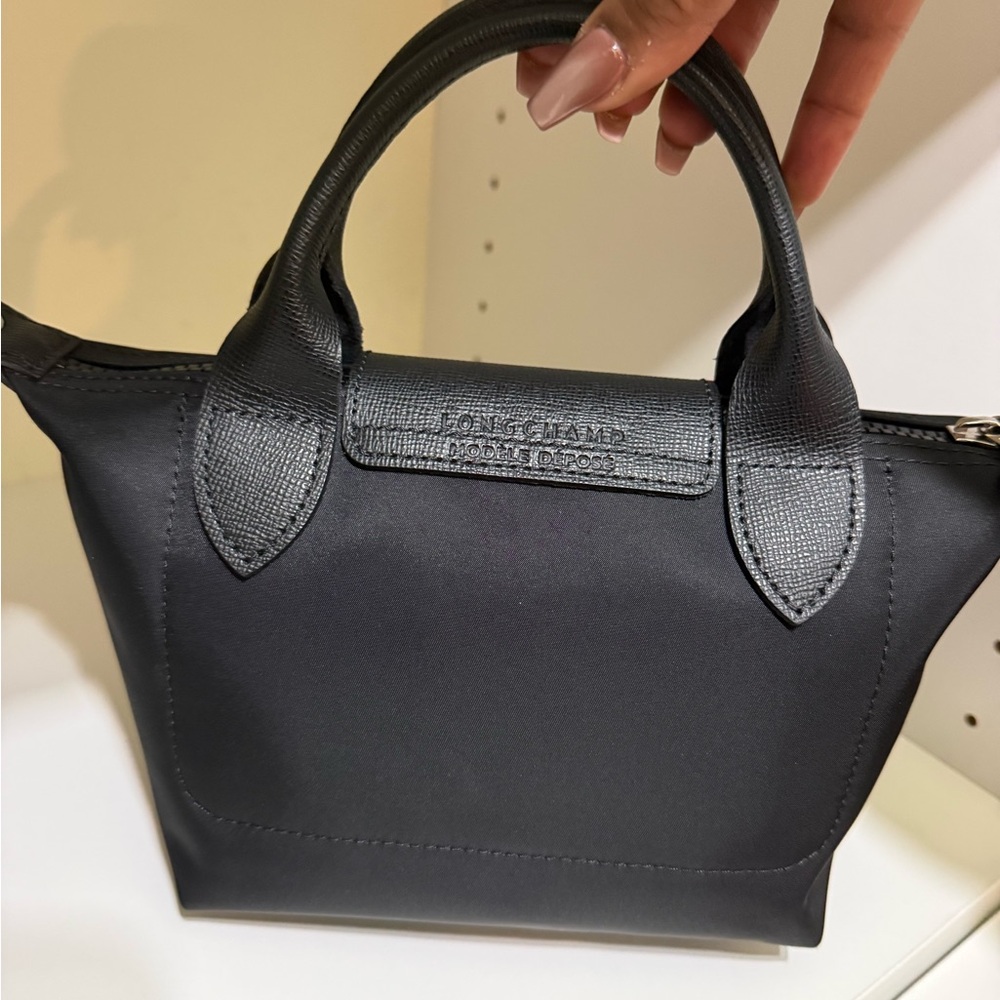 Longchamp Le Pliage Neo XS Top-Handle Tote - Black - Picture 2 of 10